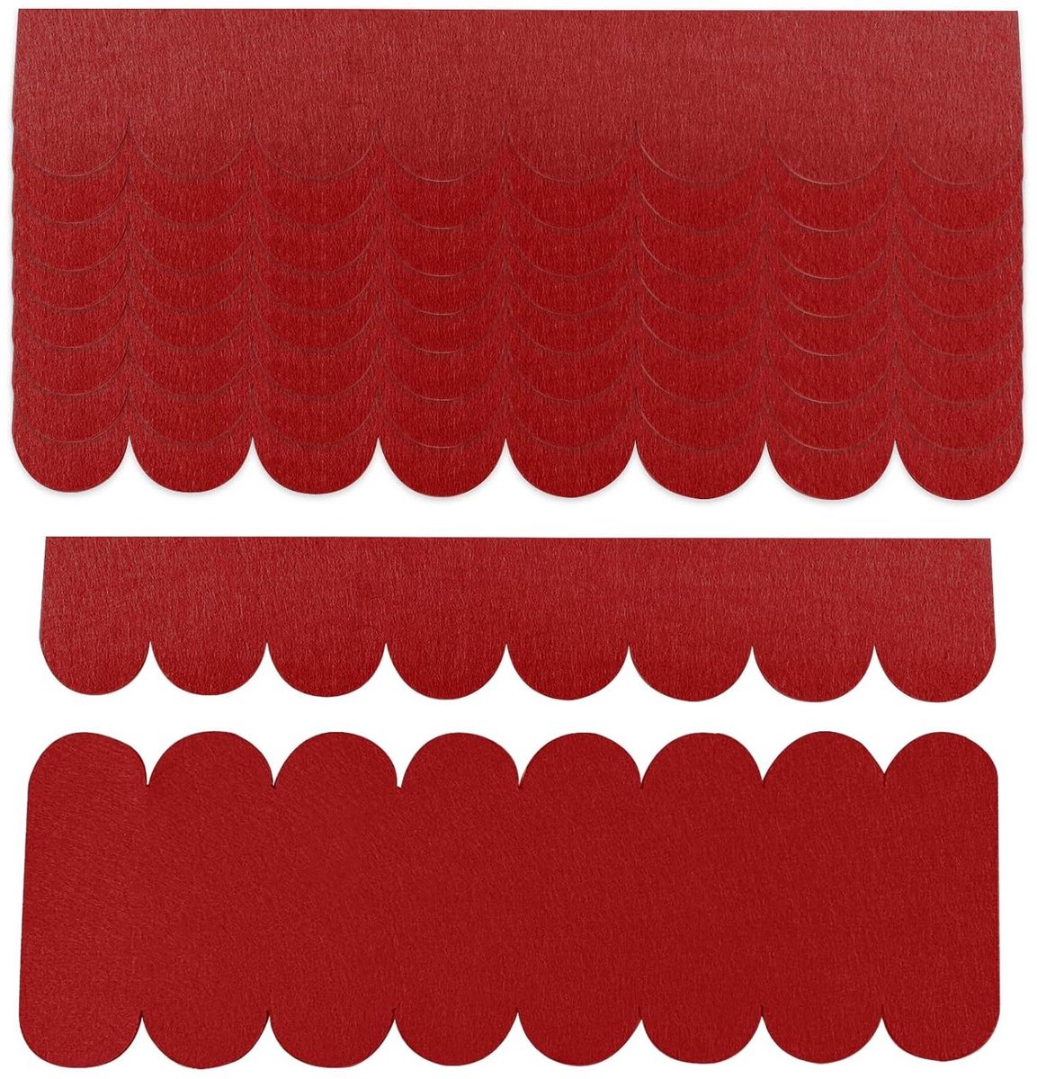 Dakshingles Mini - Dakvilt Strips - Vogelhuis Bekleden - Zelfklevend Waterdicht - 32 Stuks - Rood