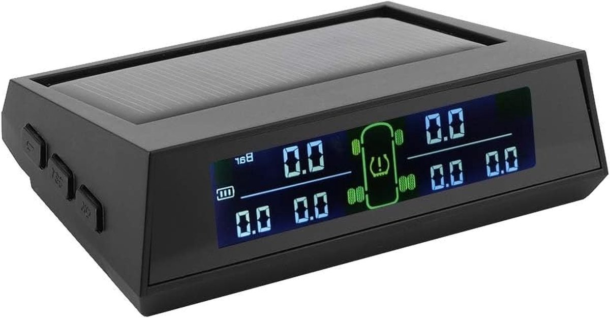 Banden Druk Detector - TPMS Systeem - Veilig Rijden - Zes Sensoren - LCD Display - Populair