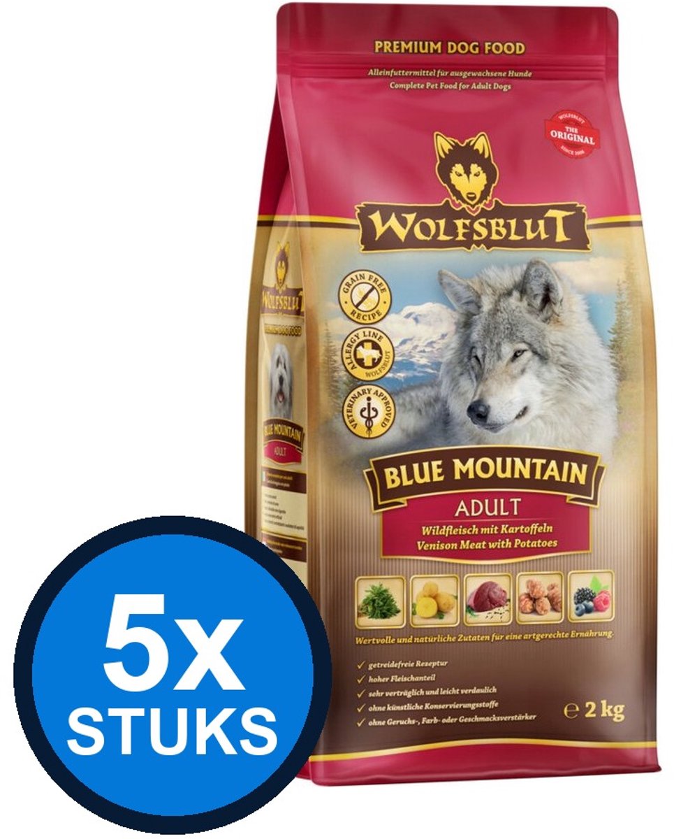 Wolfsblut Wolfsblut - Adult Blue Mountain - Hondenvoer Droogvoer - 2 kg
