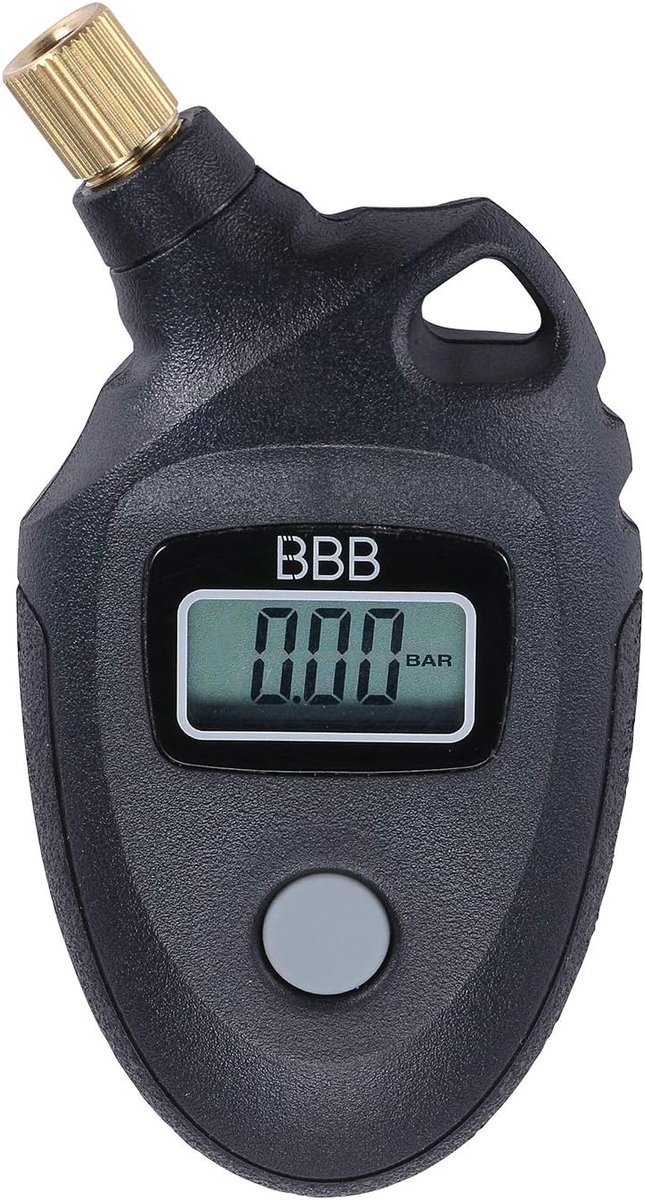 SnelShoppen - Digitale Fietsbandenspanningsmeter - Luchtdrukmeter voor Mountainbike - Presta en Schrader Ventielen - Automatische Uitschakeling - Zwar