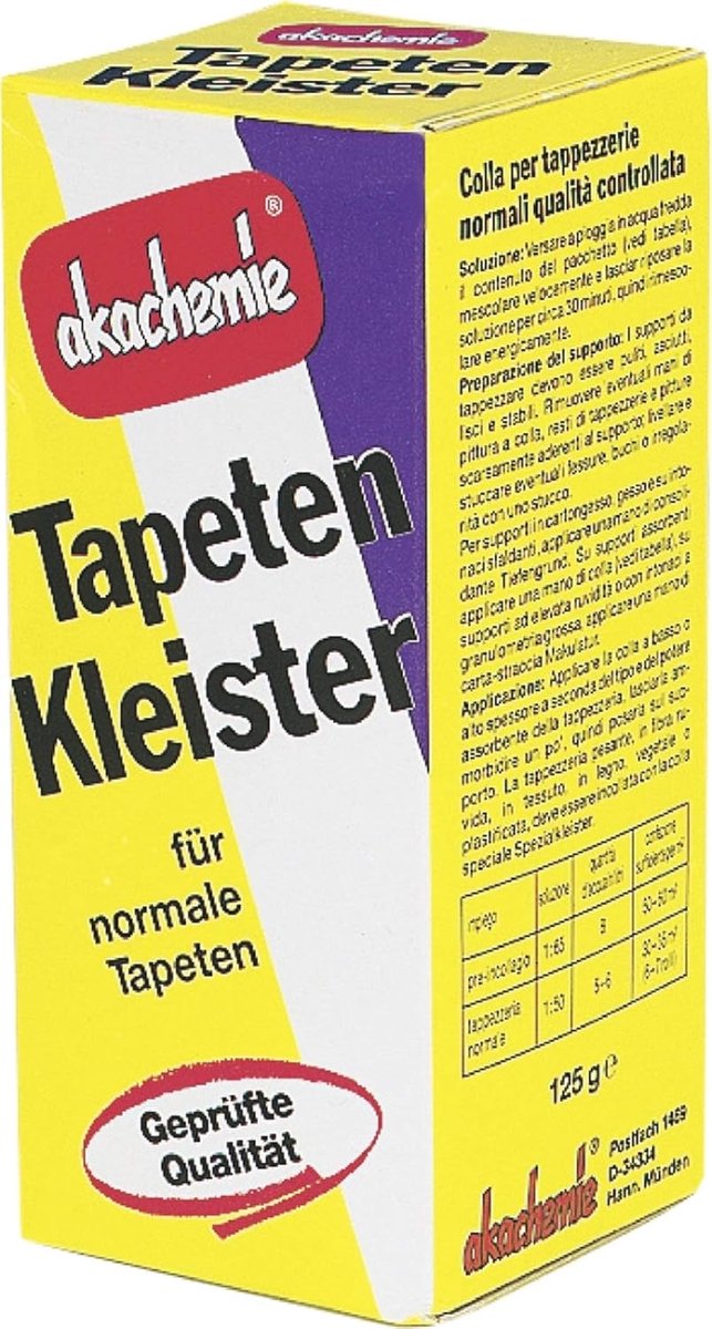 Thijox - Neutral Baufan Behanglijm Normaal 125 g - Sterke Behanglijm voor Licht en Normaal Papierbehang - Transparante Lijm, Geschikt voor 30-35 m² -