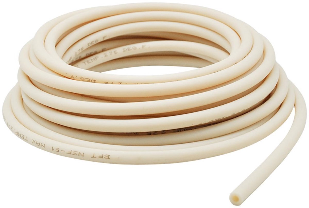 Dailygoods- Siliconen Slang BPT 1 m - Flexibele Slang - Binnendiameter 3,2 mm - Buitendiameter 6,4 mm - Temperatuurbereik - Lange Levensduur - Pompslang