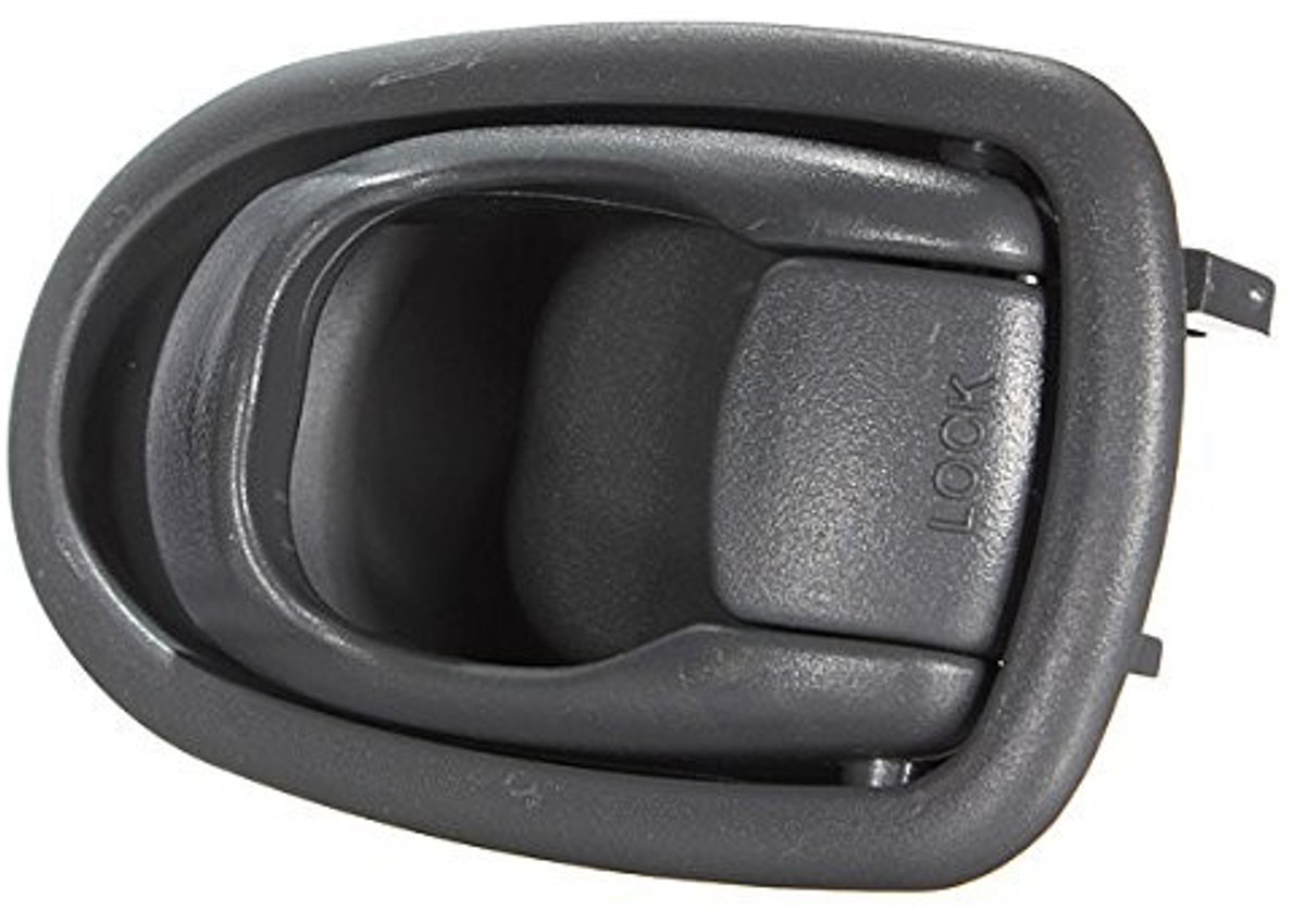Dailygoods- Deurgreep Hoogwaardige PVC - Deurknop - Deurgreep Binnen - Geschikt voor Hyundai Elantra - Grijs - Directe Vervanging
