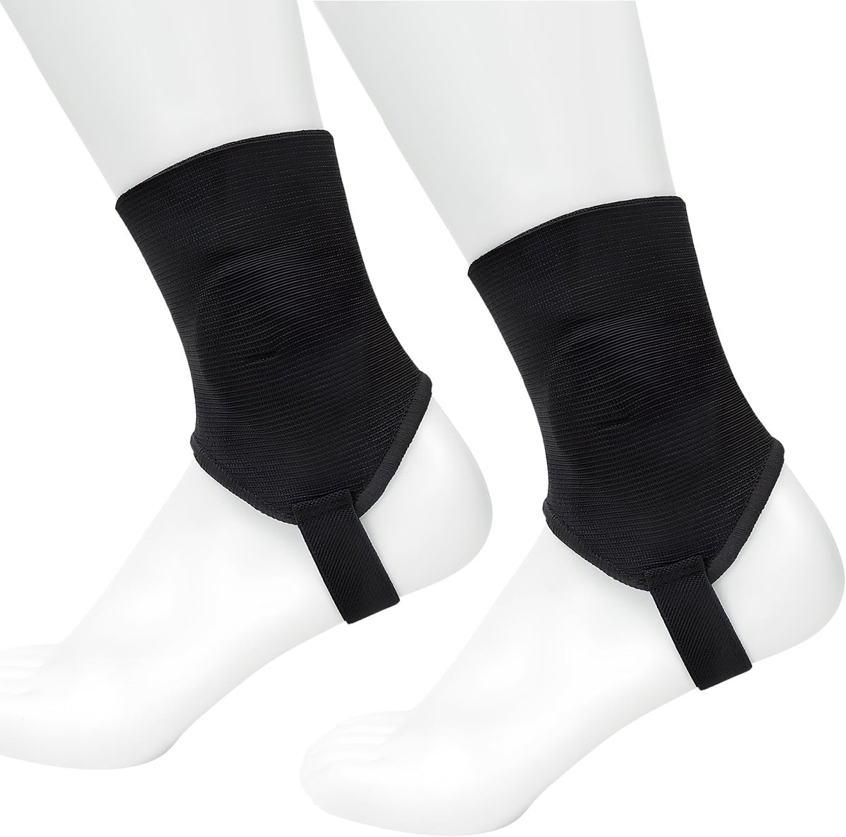 Dailygoods - 1 paar scheenbeschermers voor voetbal, enkelbescherming, zwart, voetbalaccessoires, enkelbescherming voor sport, Shield Protector, dubbelzijdige pads voor volleybal (L)