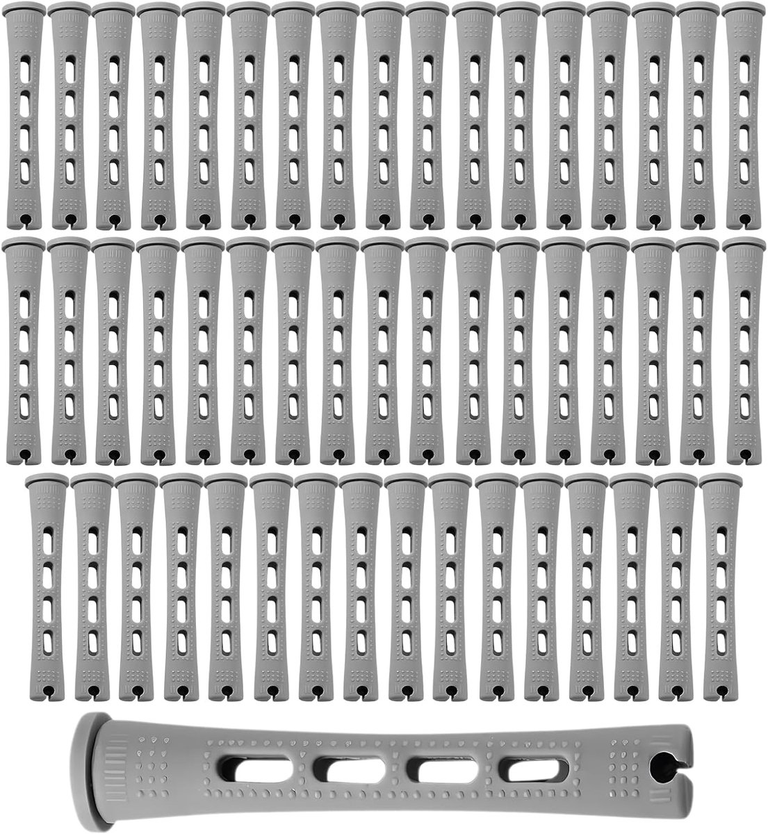 Thijox - 50 Stuks Permanente Krulspelden Set – Middelgrote Koude Golvende Stangen 1,5 cm – Krulspelden voor Thuisstyling – Geschikt voor Kort, Middell