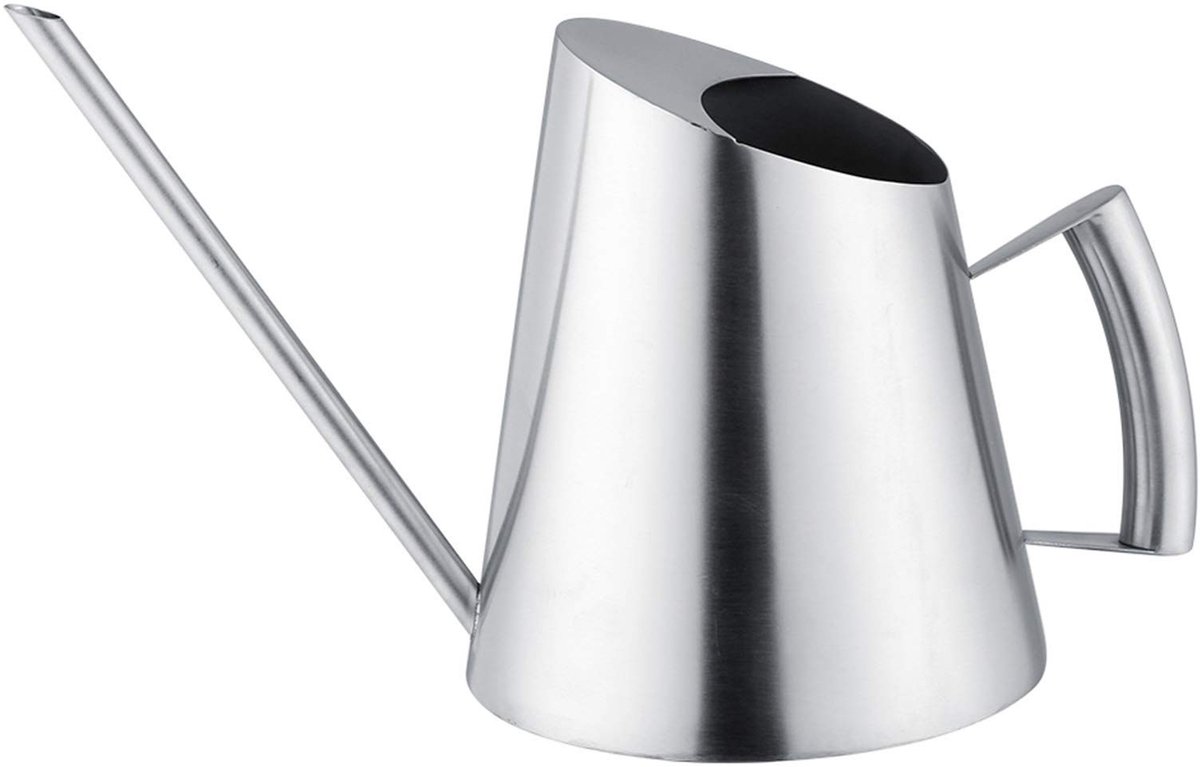 Inovra- Plant Gieter 1,5 Liter - Roestvrij Stalen Gieter - Tuin Gieter met Lange Uitloop - Gieter voor Binnen/Buiten - Duurzaam en Elegant - Hoogwaardige Kwaliteit