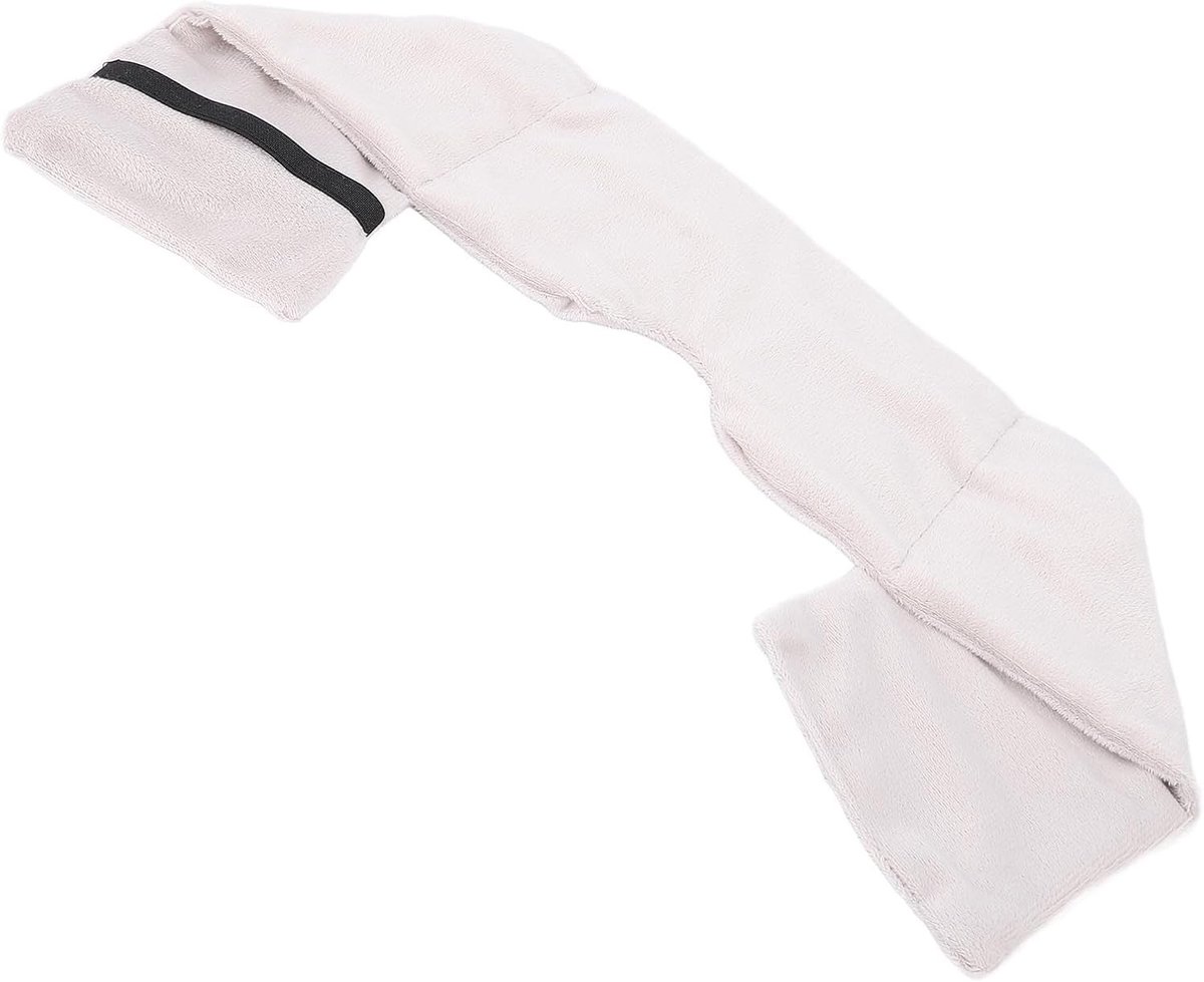 Zachte en Comfortabele Gewogen Oogmasker met Elastische Band voor Ontspanning en Reisgebruik (Grijs)