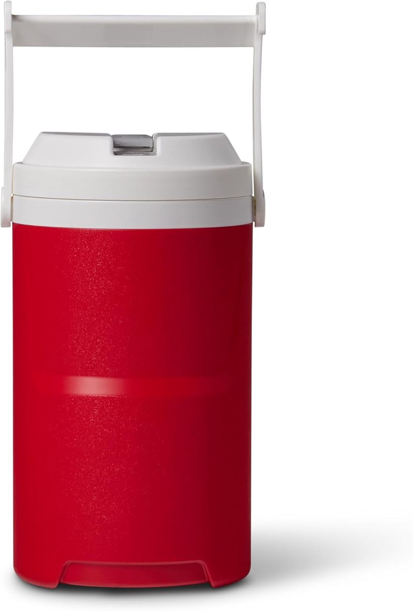 Thijox - Geïsoleerde Drankcontainer 3,8L - Rood Waterkan met Tapkraan voor Sport, Camping, Outdoor, Feest, Tuin en Uitstapjes - Stevige Jerrycan