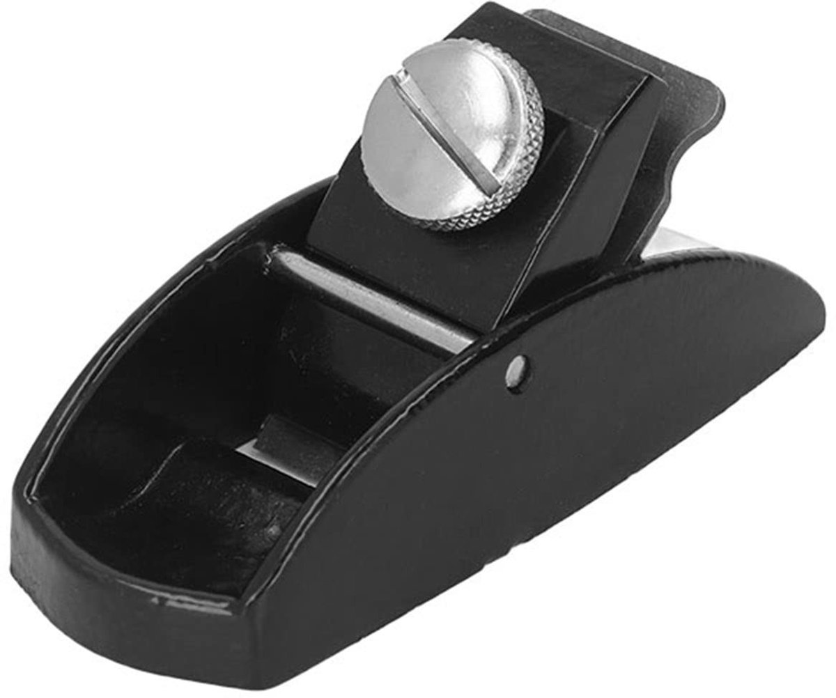 Inovra - Houtschaafmachine - Mini-Handschaaf - Lichtgewicht en scherp - Zwart - Voor houtbewerking - Ideaal cadeau voor houtliefhebbers