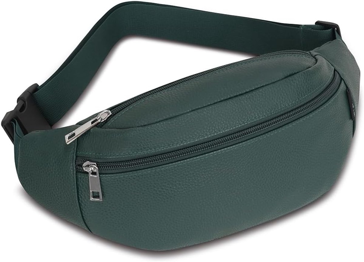 Thijox - Bumbags Taille Heuptas voor Mannen en Vrouwen - Verstelbare Heuptas voor Sport, Hardlopen, Wandelen en Reizen - Groen, Modieus en Functionali