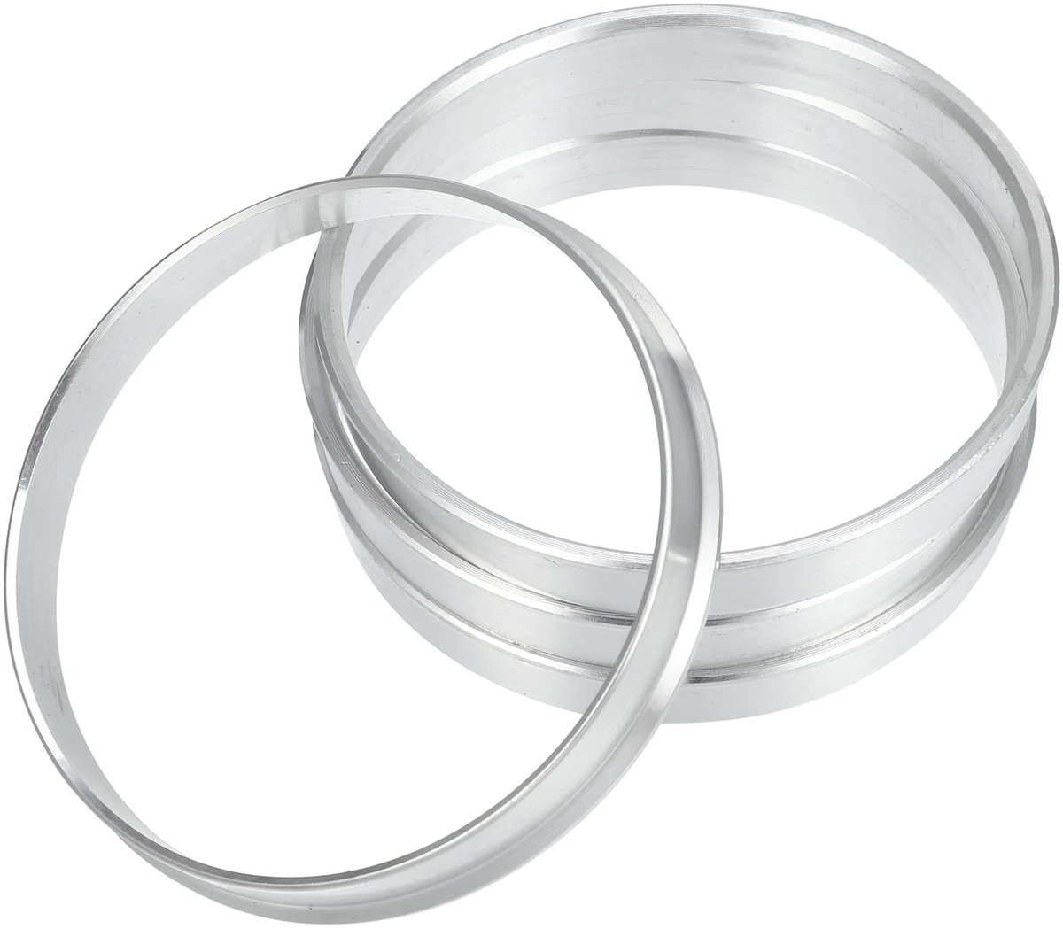 Dailygoods- Hub Centric Ring 74.1mm naar 71.1mm - 4 Stuks - Aluminiumlegering - Trillingsdemping - Perfecte Pasvorm - Precisie Bewerkt - Naafring