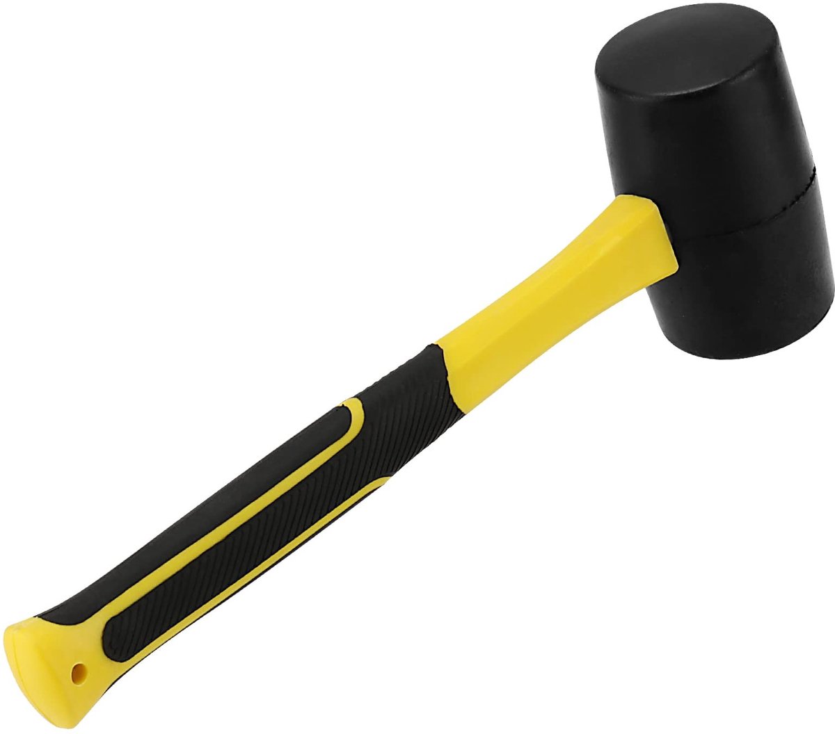 Dailygoods- Rubber Mallet 500g - Antislip Handvat - Lichtgewicht - Schokbestendig - Voor Houtbewerking/Tegeling - Laat Geen Sporen Achter - Hamer
