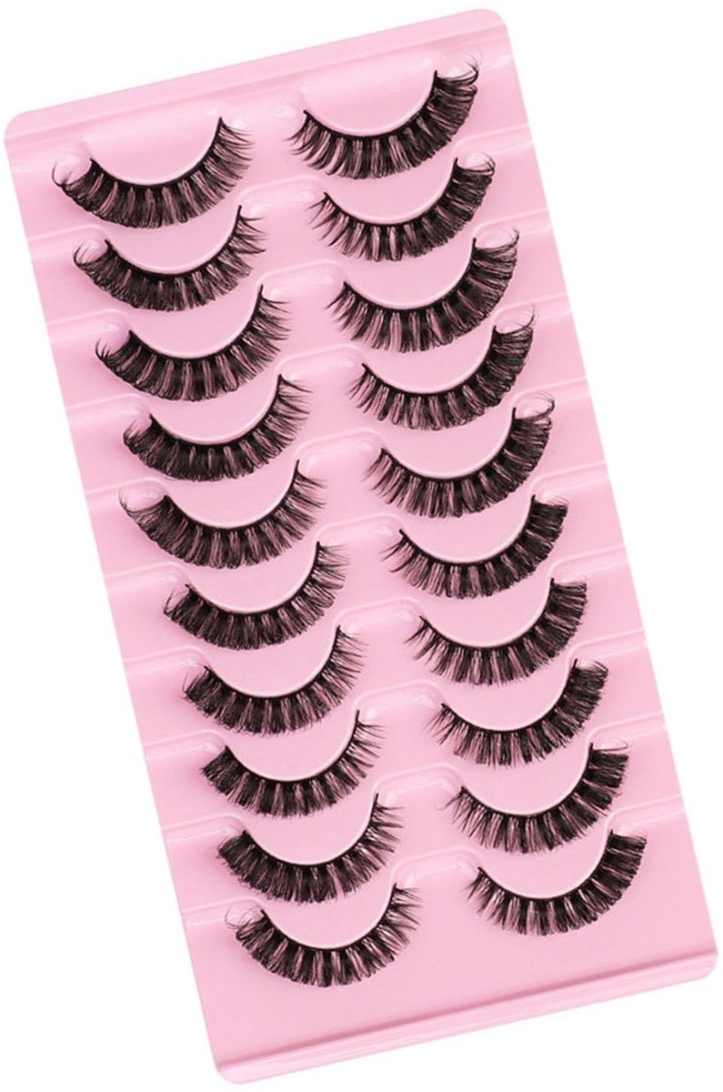 Dailygoods- Wimperclusters 10 Paar - Valse Wimpers Natuurlijk - Handig voor Beginners - Geen Schade aan Ogen - Geschikt voor Alle Gelegenheden - Makkelijk te Gebruiken