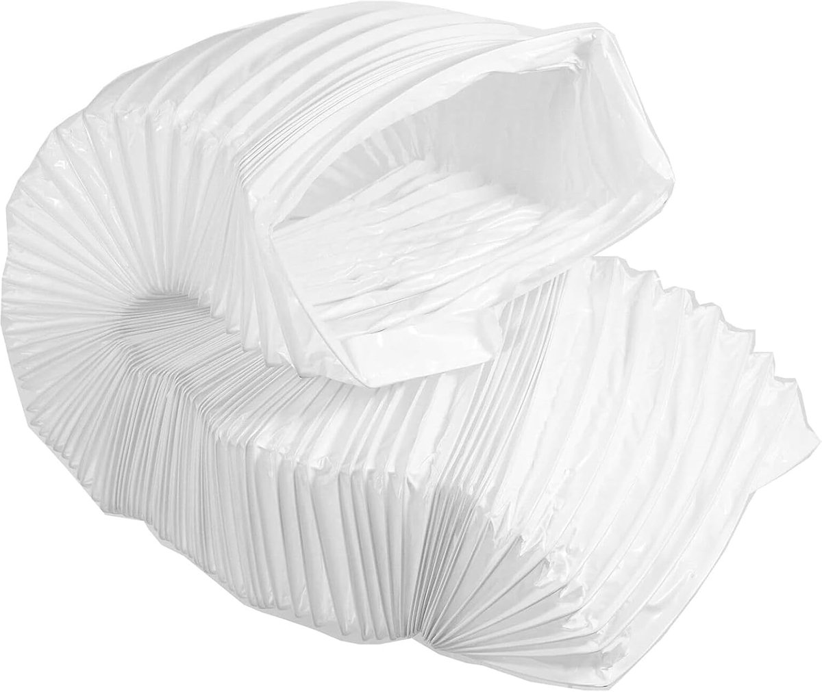 Thijox - Flexibele PVC-ventilatieslang 220 mm x 90 mm - Rechthoekige luchtslang 3 m voor eenvoudige luchtgeleiding in krappe ruimtes