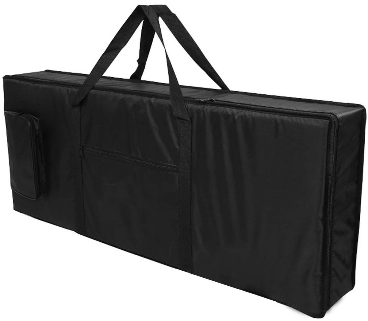 Dailygoods- Toetsenbordtas 61 toetsen - Draagbare Gewatteerde Tas - Verstelbare Schouderriem - Comfortabele Draaggreep - 2 Extra Zakken - Duurzaam Oxford Weefsel - Keyboardbag