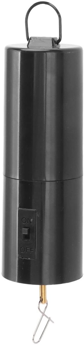 Dailygoods - Windspinnermotor - Roterende Ophangmotor voor Windgong - Ruimtebesparend en Gemakkelijk te Hangen - Zwart - Tuindecoratie - Voor Buiten e...