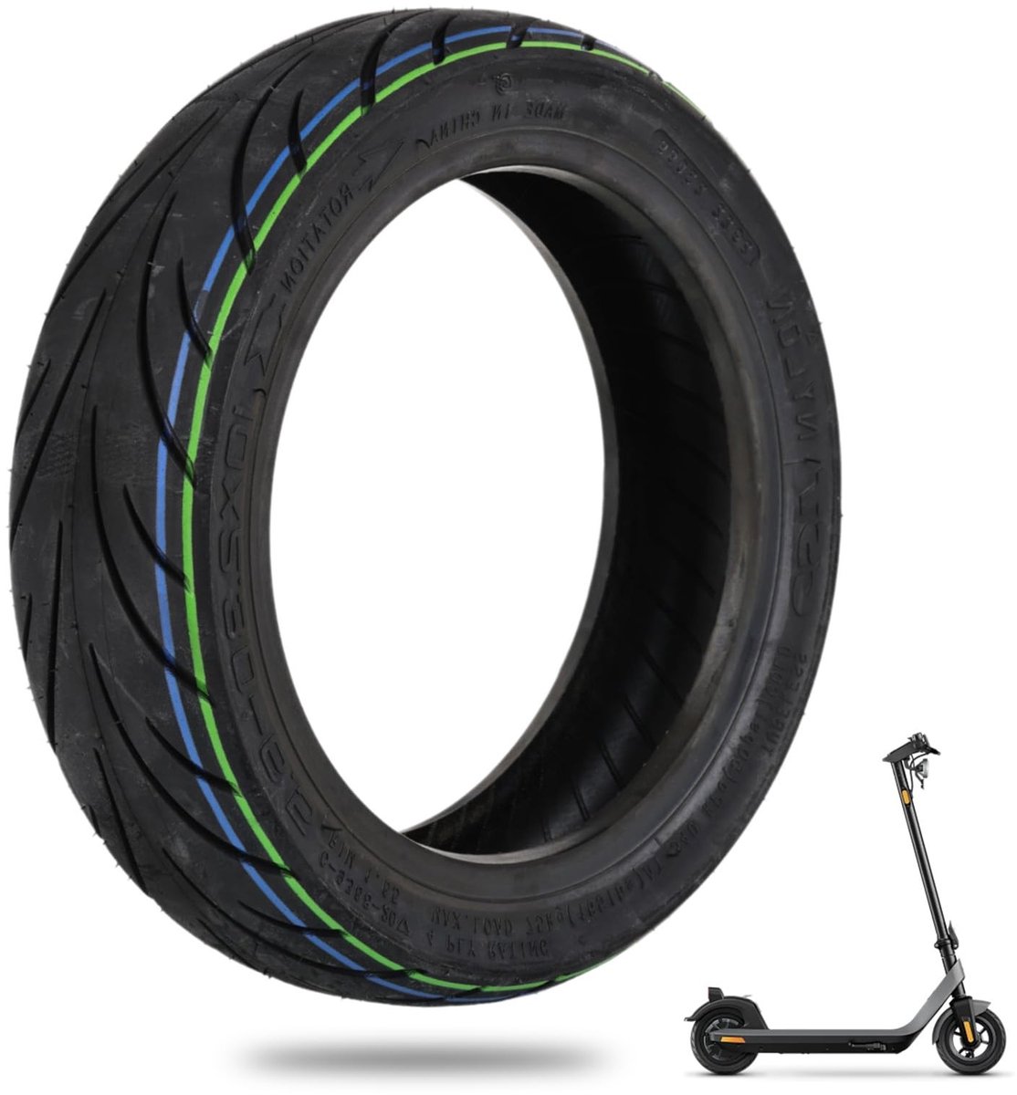 Dailygoods - Tubeless Banden voor Elektrische Steppen, 10 x 2,30 - 6,5 Inch