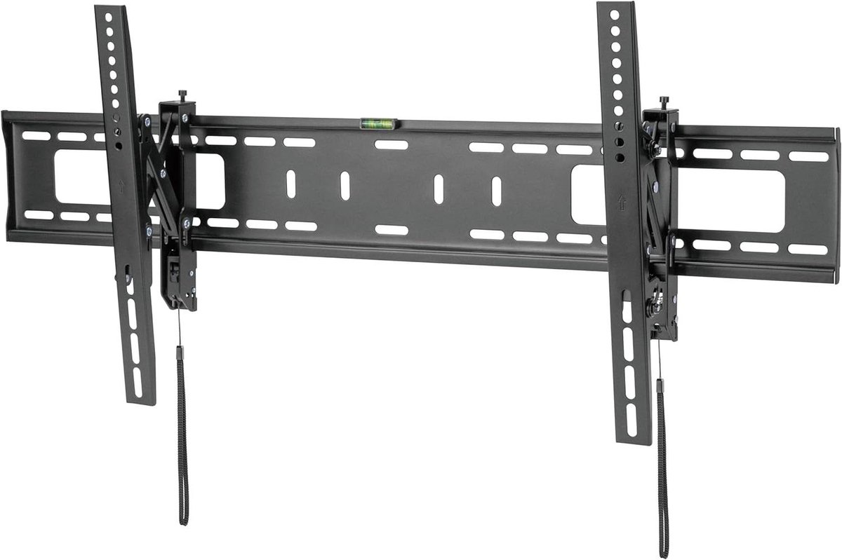 TV Muurbeugel - Kantelbare Steun - Thuisbioscoop Inrichten - Gereedschapsloze Verstelling - 50-98 inch - Zwart