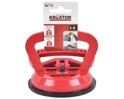 Kreator Zuignappen KRTH50401 – Enkelvoudige Zuignap met Quick Release, Ø115 mm, Tot 50 kg - Gereedschap