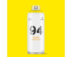 MTN94 Light Yellow spuitverf - 400ml lage druk en matte afwerking