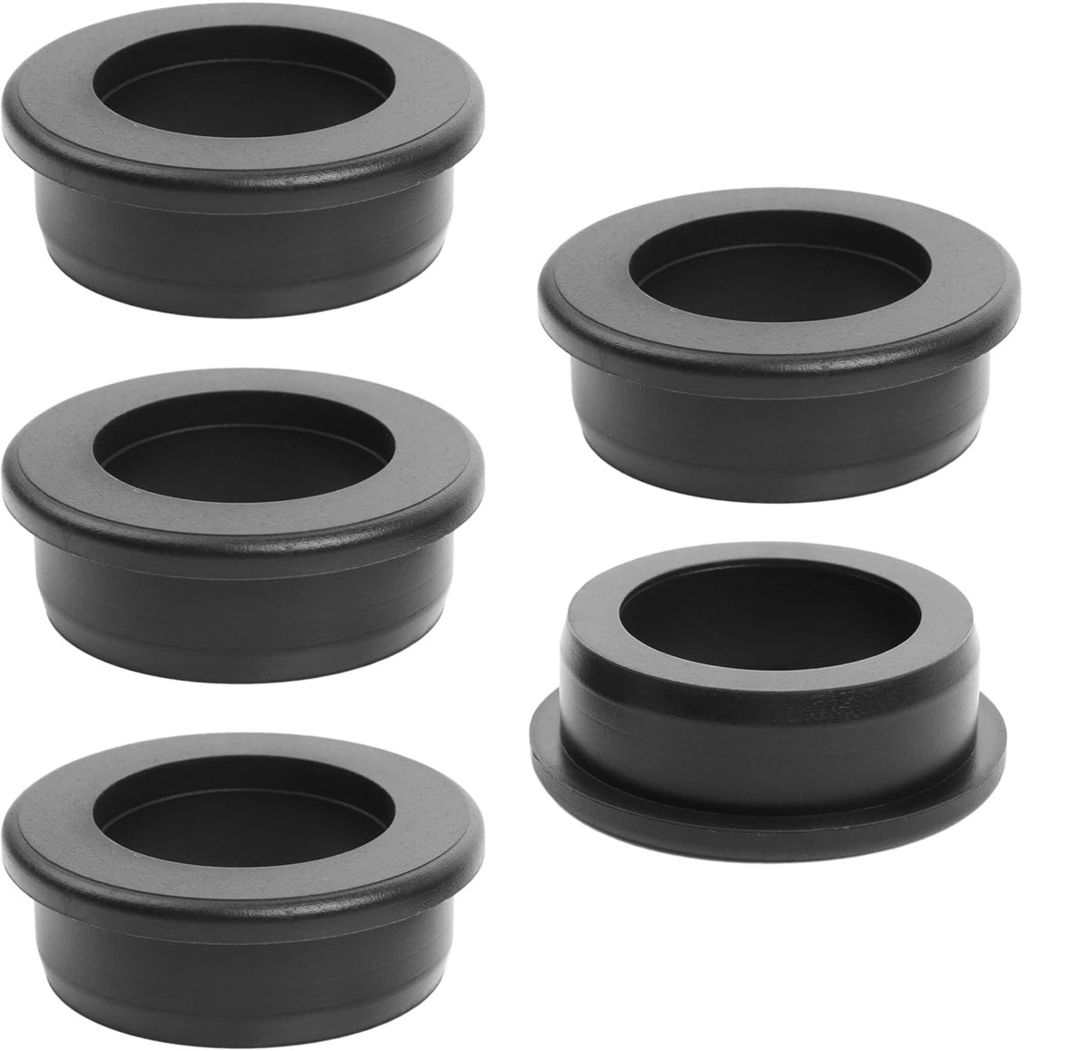 Kabeldoorvoer, 32 mm boorgat 22 mm ID rubber grommet, zwarte siliconen tophoedring voor automotive firewall & auto-draadbescherming