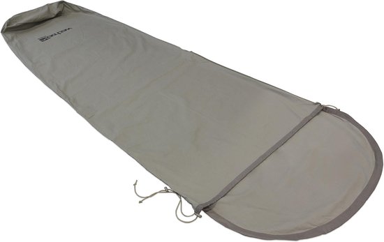 Beschermhoes Slaapzak - Bivakzak Outdoor - Kamperen Bescherming - Waterafstotend Katoen - 196 cm Lengte - Oak — afbeelding 4