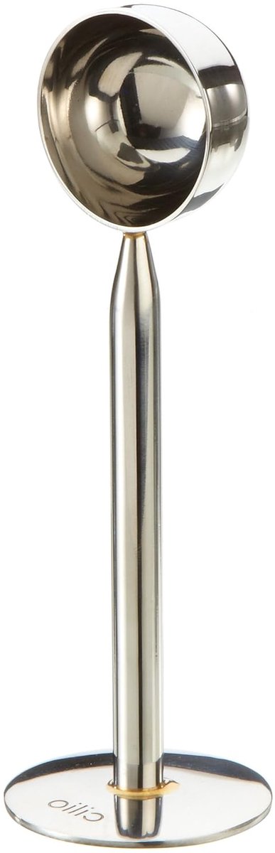 Espressoprinter koffiemaat - Koffiedrukker doseerder - Perfecte espresso - Gepolijst roestvrij staal - 1461 cm lengte - Zilverkleurig