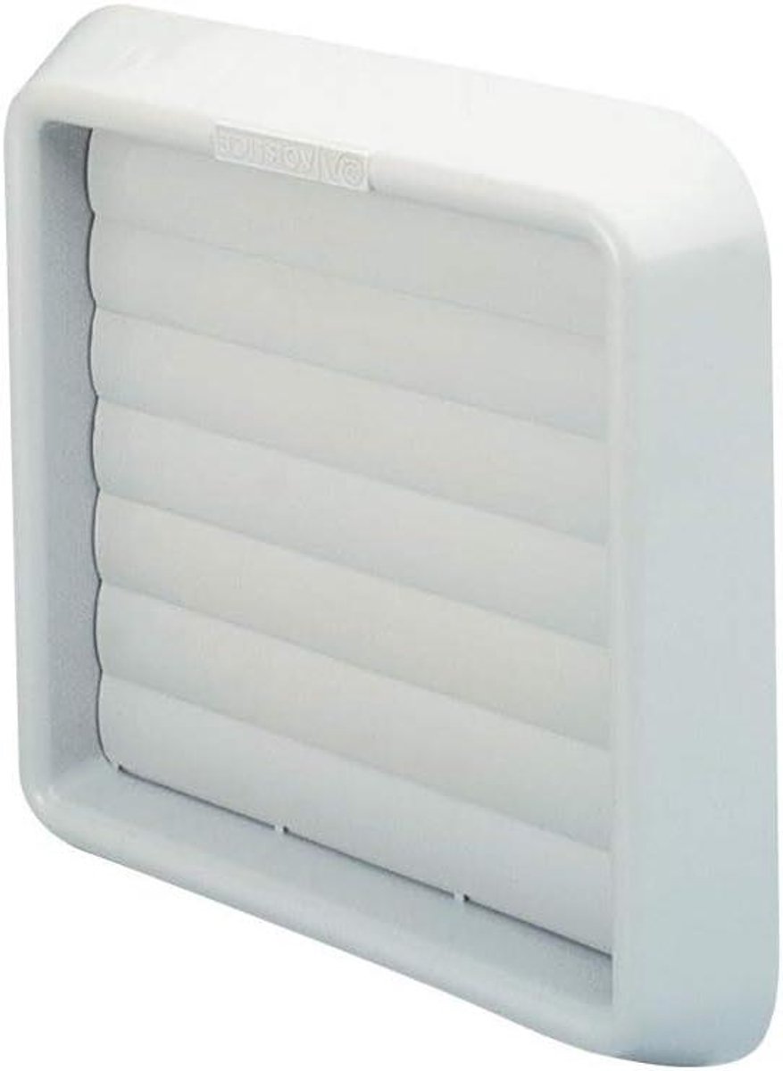 Ventilatierooster - Wandrooster - Ventilatie verbeteren - Gemaakt in Italië - 100 mm - Wit
