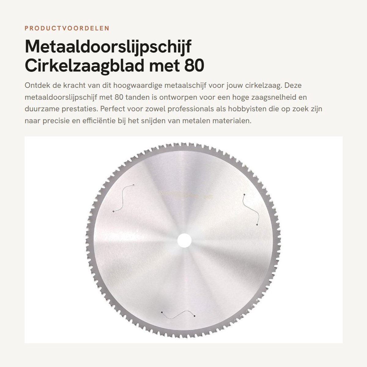 Dailygoods- Metaaldoorslijpschijf 80 Tanden - Cirkelzaagblad 355x2,6x25,4 mm - Snelstaal - Hoge Hardheid - Duurzaam - Hoge Efficiëntie