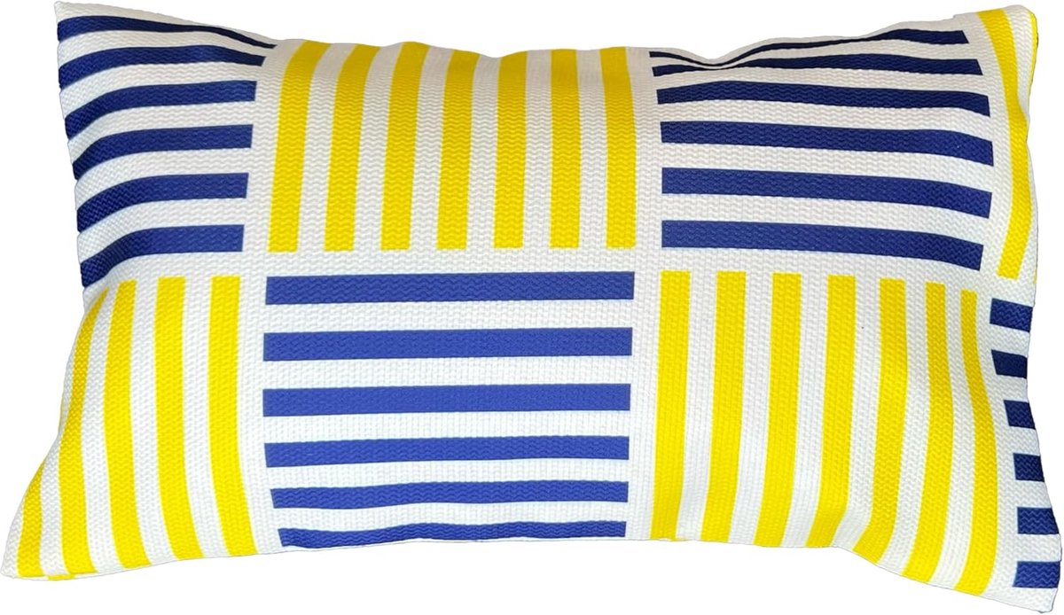 SnelShoppen - Opblaasbaar Dubbel Kussen voor Strand/Reis/Huis - Navy Blauw - Comfortabel en Duurzaam - Wasbaar en Sneldrogend - Ideaal voor Vakantie e