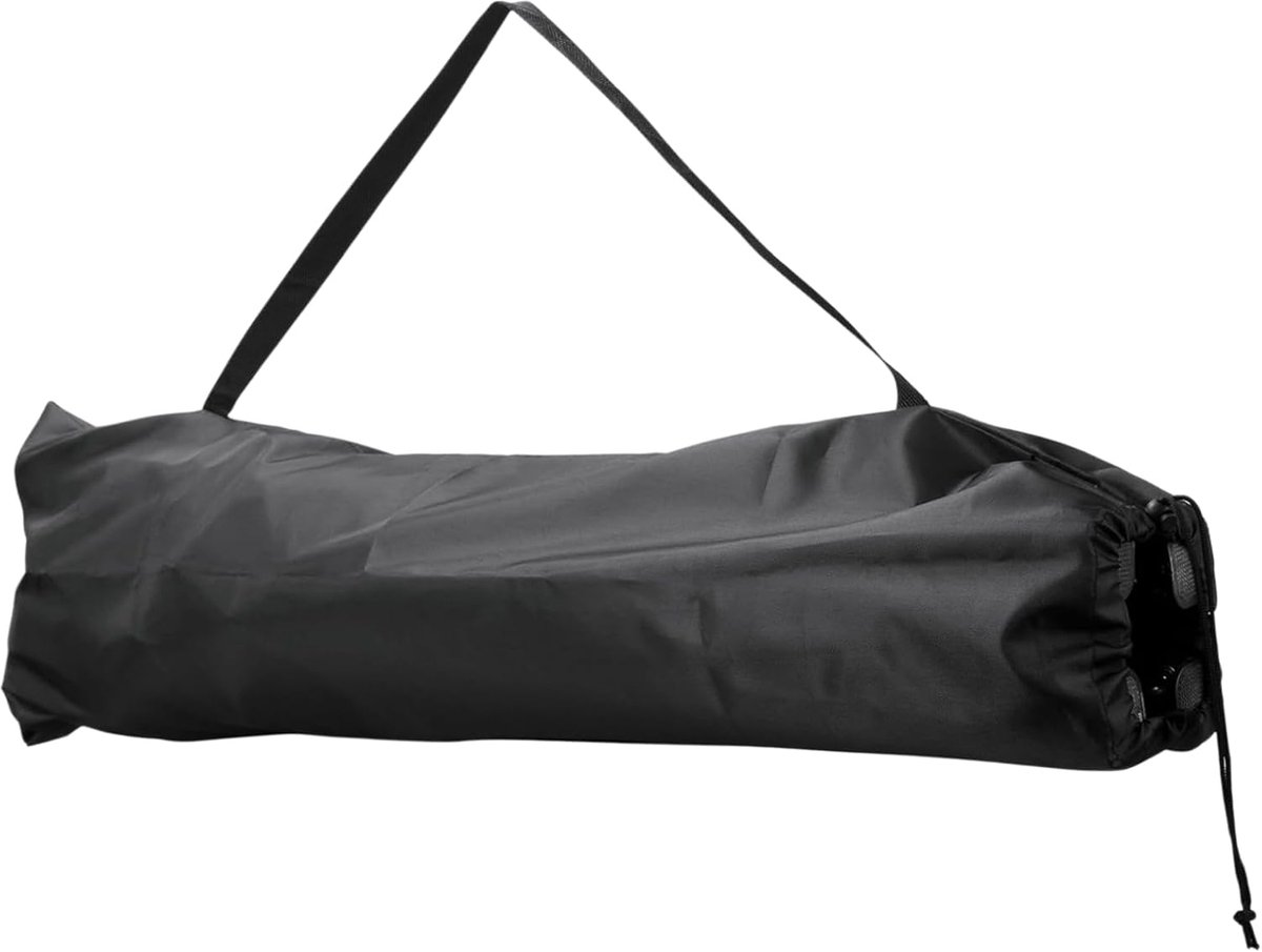 SnelShoppen - Camping Stoel Opbergzak, Vervangende Opbergzak voor Vouwstoelen, Geschikt voor Zomer Kampeerstoeletjes, Zwart, 93 x 22 cm
