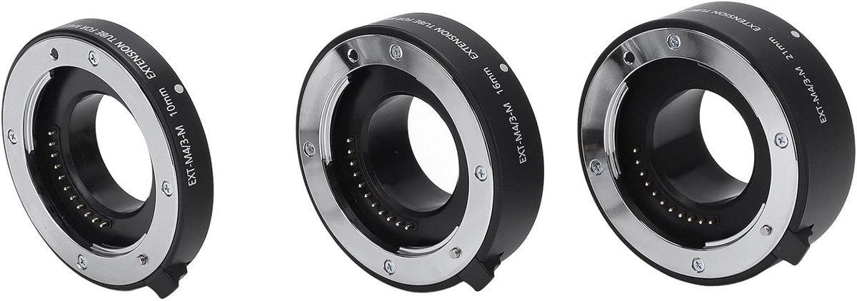 Macro Extension Tube voor Olympus M4/3 Bevestiging - Verbeter je Close-Up Fotografie met Autofocus en Creatieve Mogelijkheden