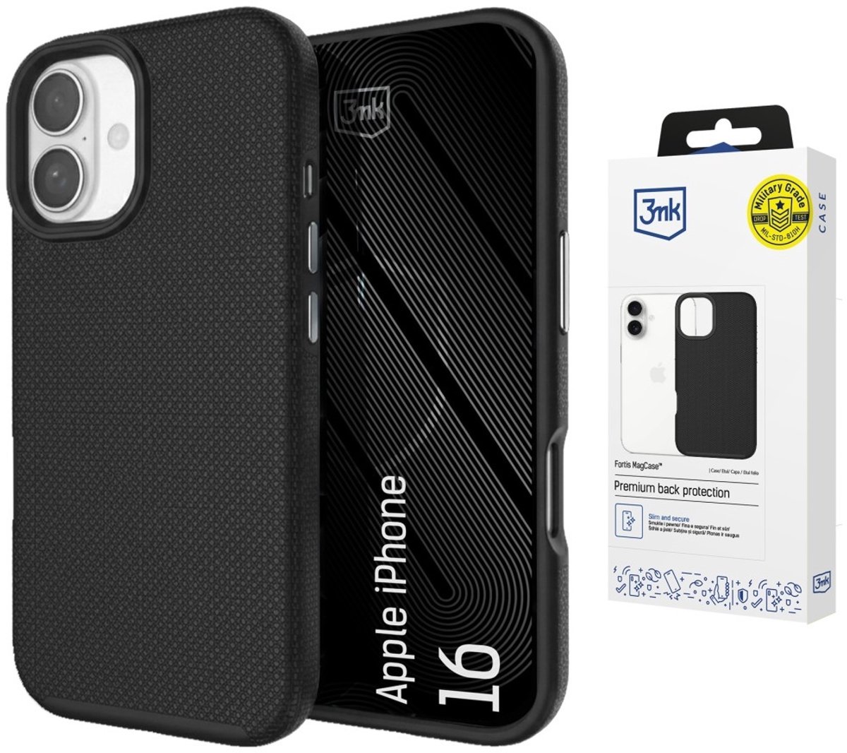 3MK Fortis MagCase Hoesje voor Apple iPhone 16
