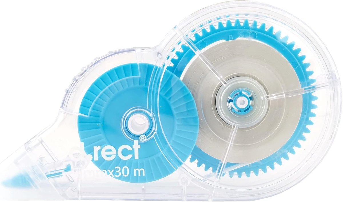 Thijox - Correctieroller Tape Muisvorm met Beschermkapje - Efficiënte 5mm x 30m voor School en Kantoor - Perfect voor Nauwkeurig Schrijven en Herstell