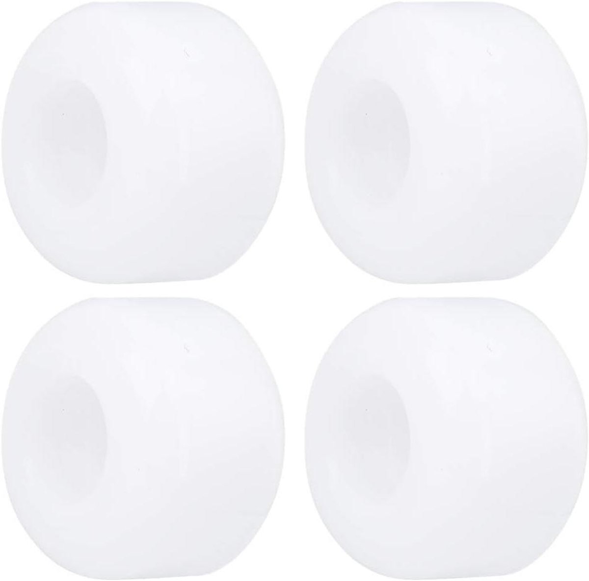 Skateboard Wielen Set Vervangende Wielen Soepel Rijden Hoge Elasticiteit PU 54mm Diameter