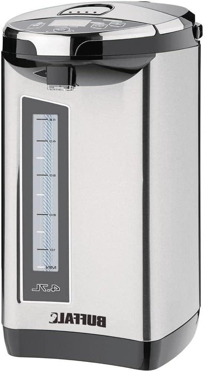 Warme Drank Dispenser - Waterkoker Thermos - Grote Hoeveelheden - Temperatuur Selectie - 4.7 Liter - Zilver