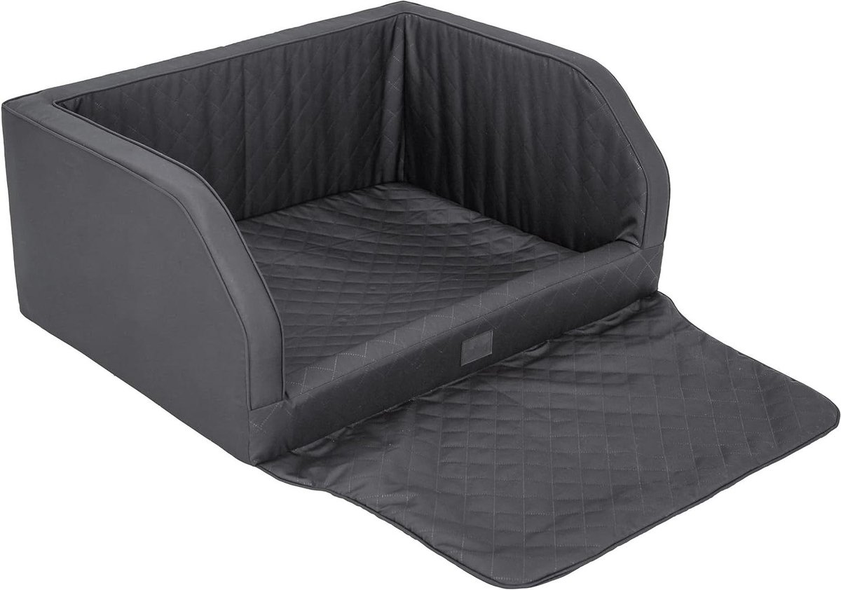 Hondenautostoel - Hondenbox Reizen - Veilig Vervoer - Beschermt Kofferbak - 100 x 80 cm - Zwart