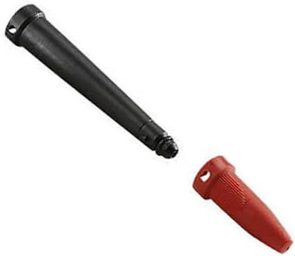 Stoommondstuk Vervanging - Stoomreiniger Accessoire - Dieptereiniging Huis - Vergroot Bereik - 2 Stuks - Zwart-Rood
