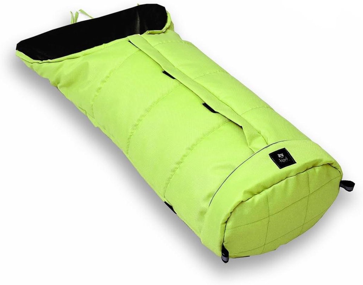 Voetenzak Kinderwagen - Baby deken - Warmte Buiten - Waterafstotend Materiaal - 105 cm - Kiwi Zwart