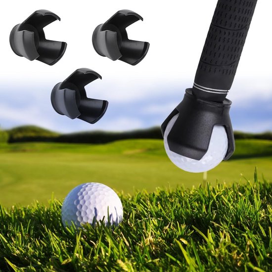 Golfbal Retriever - Bal Vanger - Golf Bal Pakken - Drie Klauwen Ontwerp - 3 Stuks - Zwart — afbeelding 3
