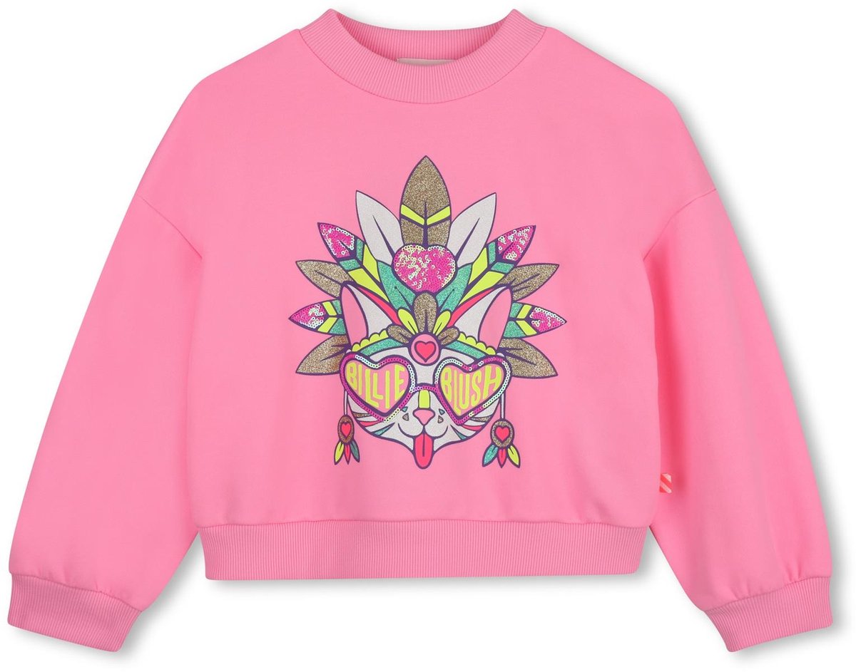 Billieblush U22401 Sweatshirt Roze 6 Years Meisje