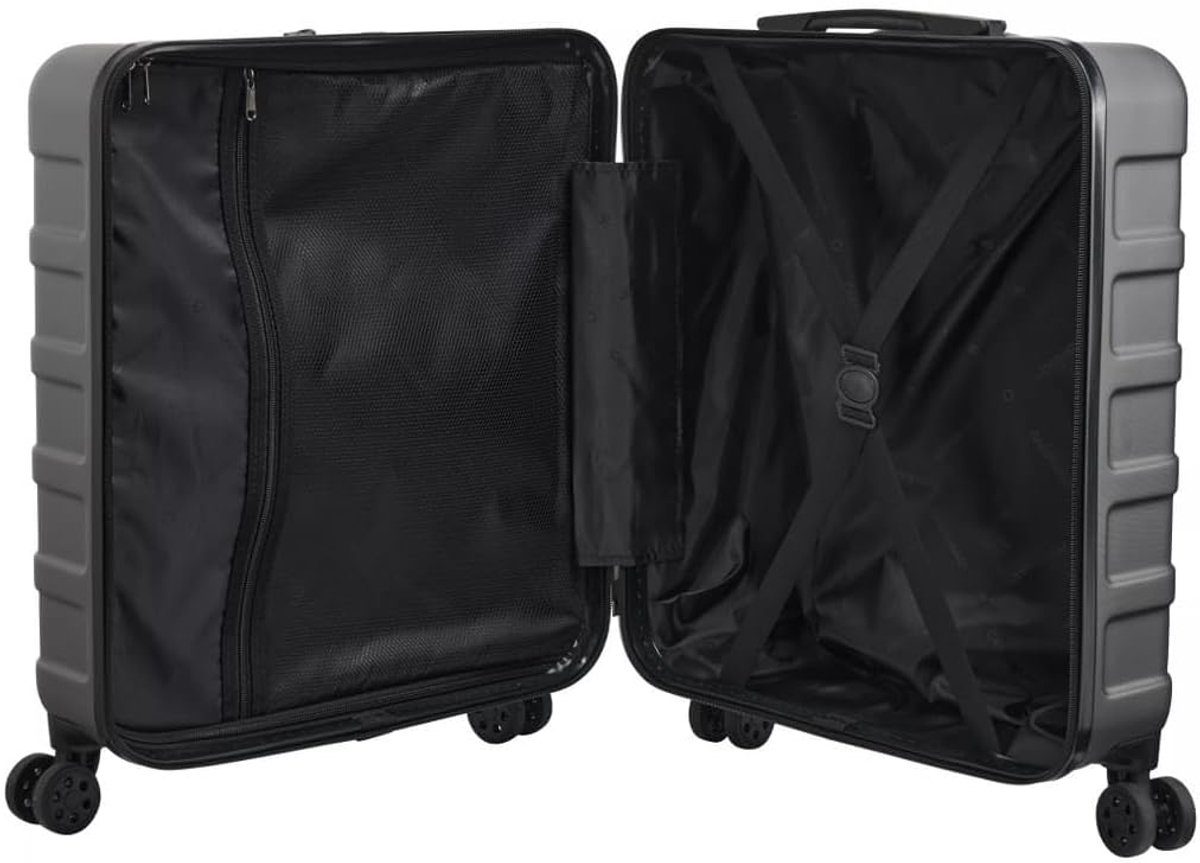 Koffer handbagage - Koffer Reisbagage - Reizen - Lichtgewicht hardcase - 55x40x23 cm - Blauw – foto 4