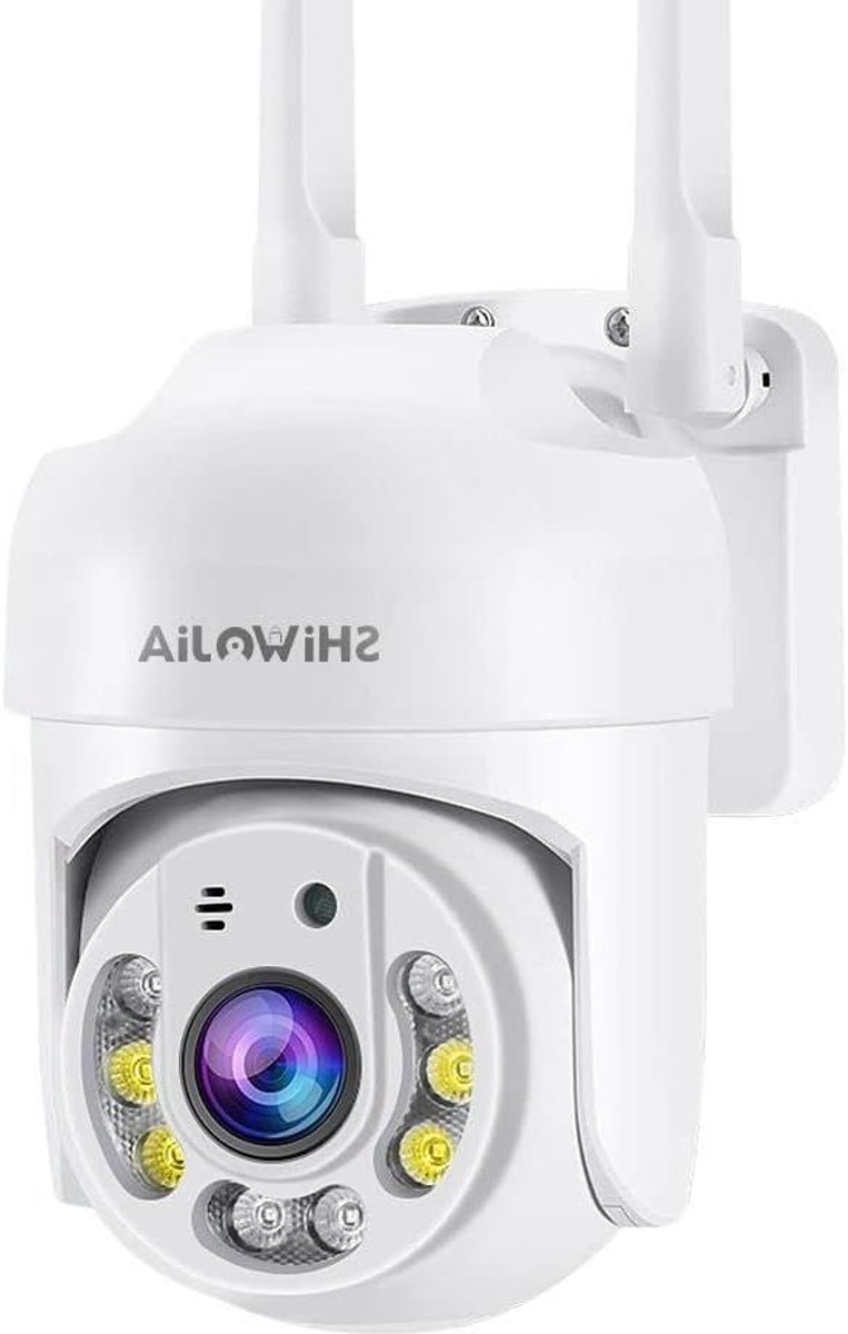 Buiten WiFi Camera - Beveiligingscamera Koepel - Huis Bewaken - Automatische Tracking - 1080P HD - Wit