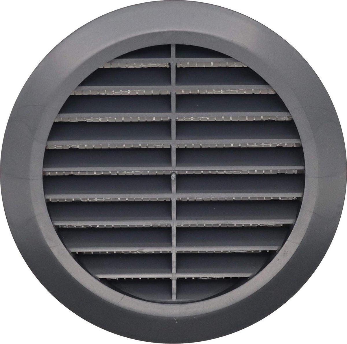 Ventilatierooster - Afdekking Ventilatie - Luchtstroom Reguleren - Met Vliegengaas - 100mm - Zwart