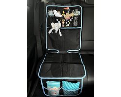 Autostoel Organizer - Stoelbeschermer Kinderzitje - Reizen met kinderen - Universele pasvorm - N.v.t. - Baby dieren met mama