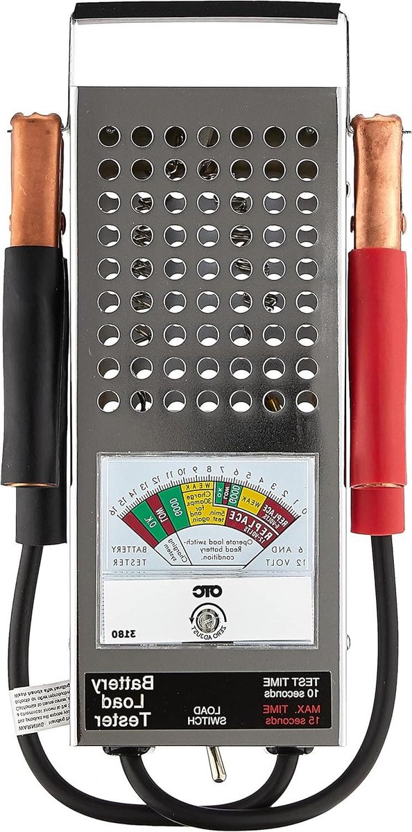 Batterij Tester - Accutester Belasting - Auto Onderhoud - 10 Seconden Test - 100 Amp - Zwart