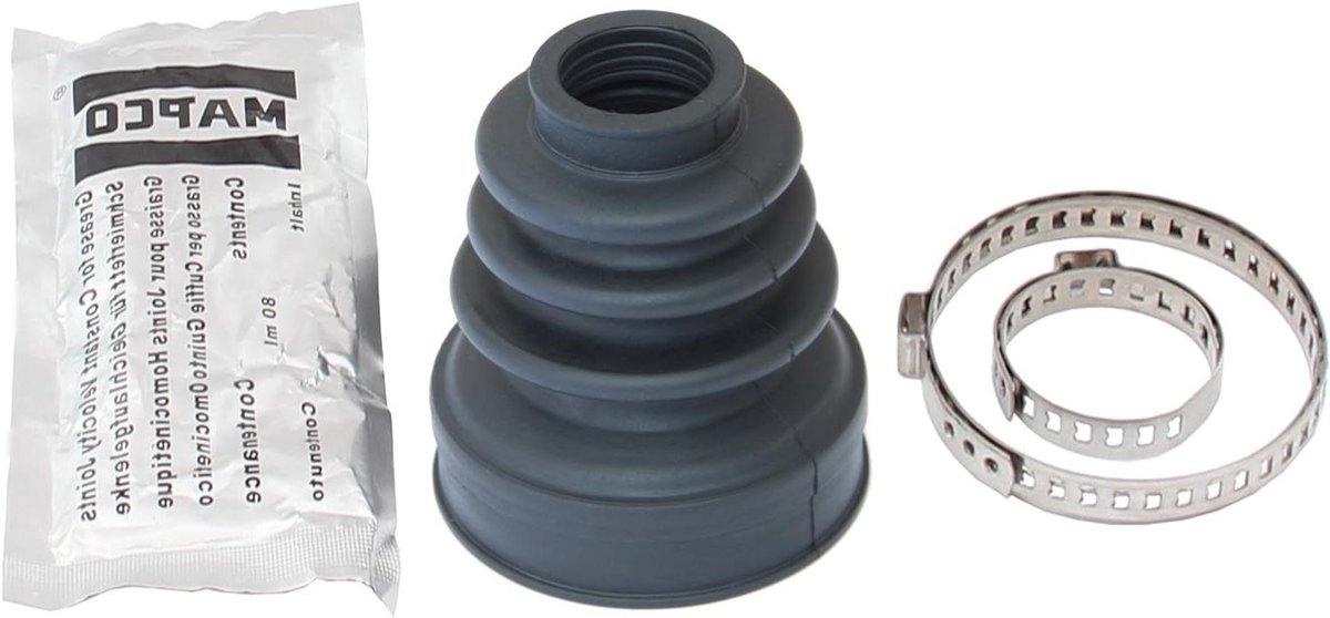 Asmanchet Set - Aandrijfas Manchet Vet - Auto Onderhoud - Inclusief Vet - 35mm 69mm - Zwart