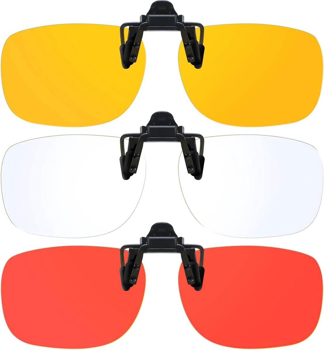 Clip-on Blauw Licht Bril - Blauwlichtfilter Glazen - Schermtijd Bescherming - UV400 Bescherming - 136 mm Breedte - Blauw