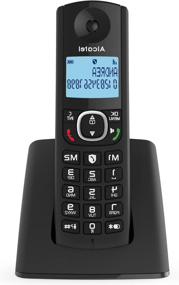 Draadloze Telefoon - DECT Telefoon - Thuis Bellen - Nummerherkenning - Zwart - 2 AAA batterijen