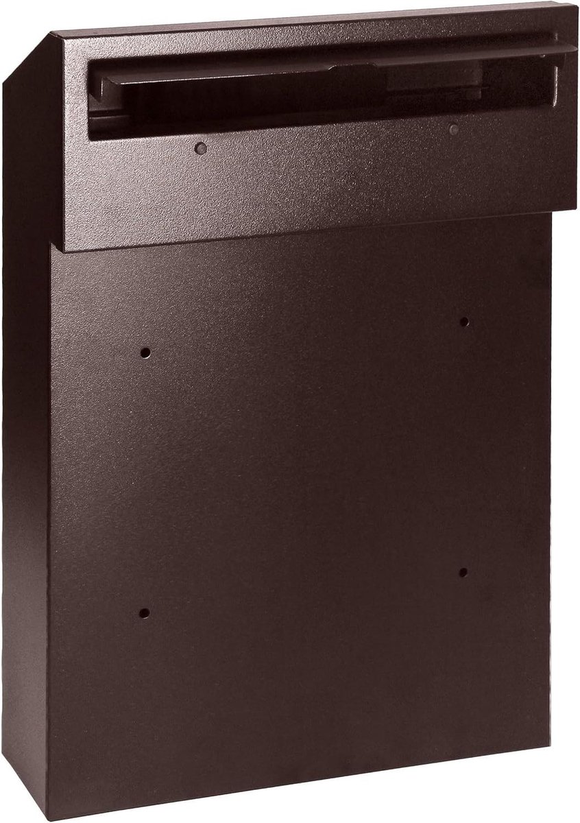 Brievenbus Buiten - Wandmodel - Post Ontvangen - Gegalvaniseerd Staal - 40 x 29.5 cm - Antraciet